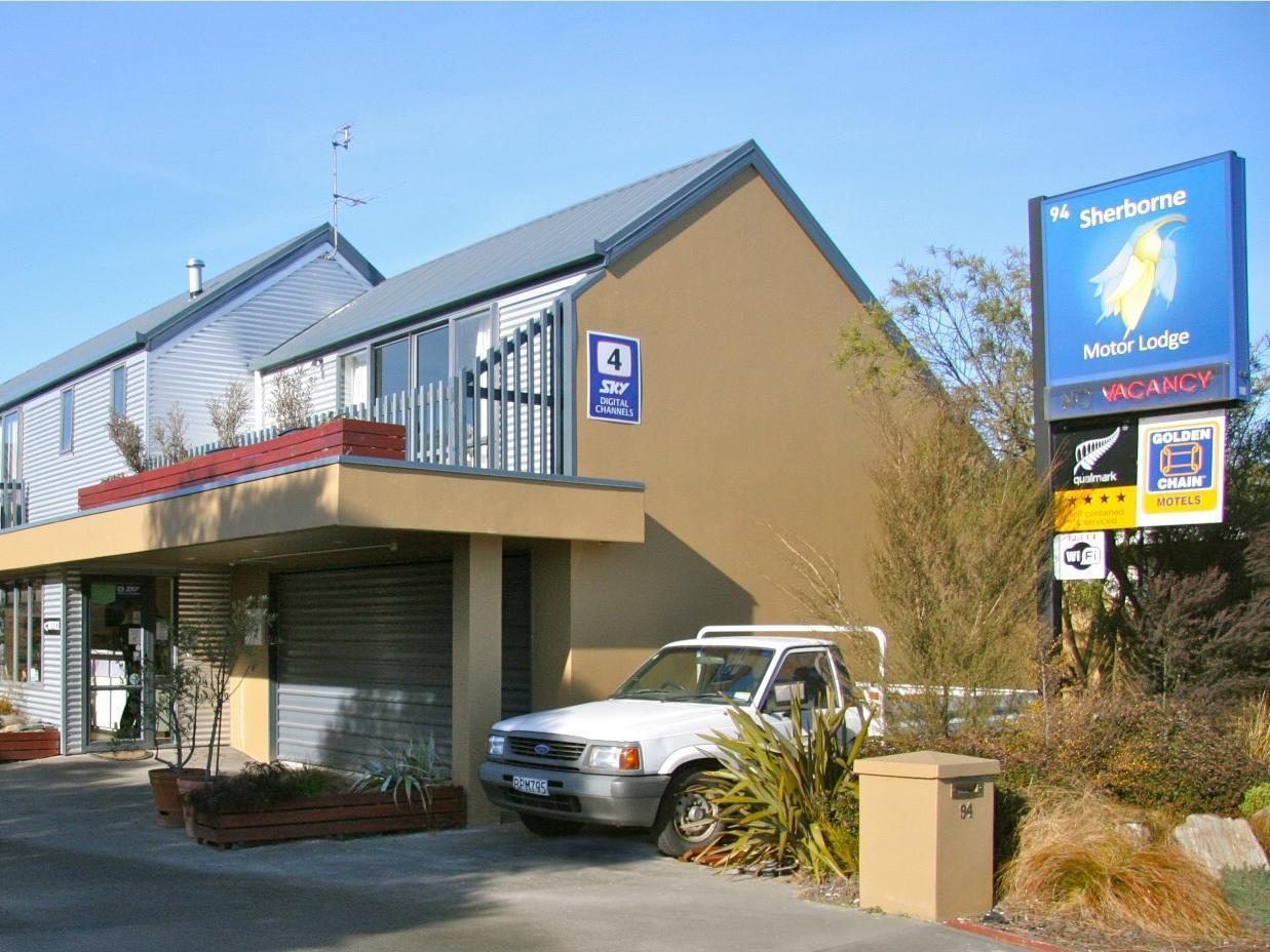 Sherborne Motor Lodge Christchurch Buitenkant foto